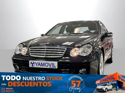 Usado Mercedes C180 Sport Edition 143 CV (105 kW) 2005 Negro Berlina