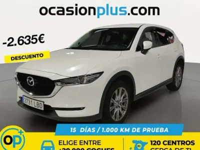Usado Mazda CX-5 150 CV (110 kW) 2019 Blanco SUV