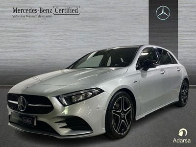 Plata iridio Usado 2021 Mercedes A200 AMG line Berlina | 28.800 € (Buen precio)