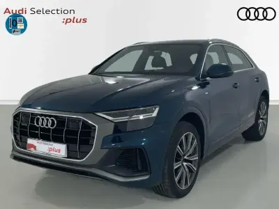 Usado Audi Q8 S-Line 381 CV (280 kW) 2021 Azul SUV