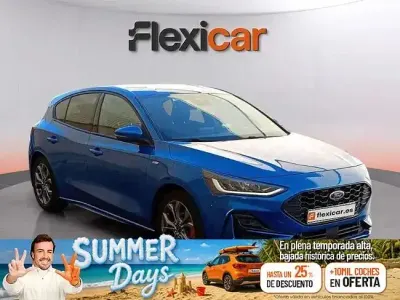 Usado Ford Focus ST-Line 125 CV (91 kW) 2022 Azul Berlina