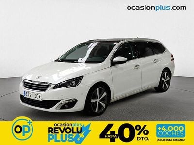 Usado Peugeot 308 Allure 150 CV (110 kW) 2015 Blanco Familiar