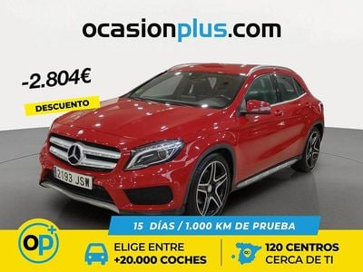 Usado Mercedes GLA220 AMG line 177 CV (130 kW) 2016 Rojo SUV
