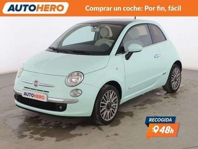 Usado Fiat 500 Lounge 69 CV (50 kW) 2015 Verde Utilitario