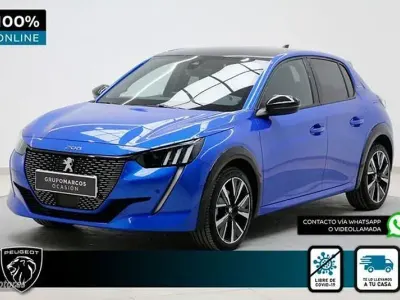 Usado Peugeot 208 GT-line 100 CV (73 kW) 2020 Azul Utilitario