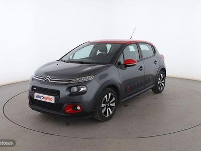 Usado Citroën C3 Feel 82 CV (60 kW) 2017 Gris Utilitario