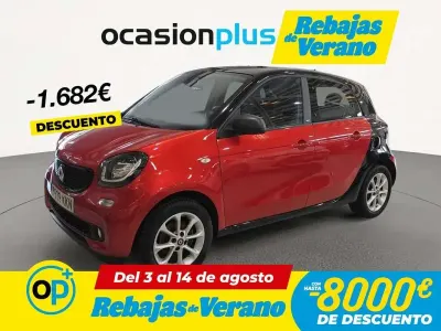 Usado Smart ForFour Passion 90 CV (66 kW) 2018 Rojo Utilitario