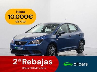 Azul Usado 2015 Seat Ibiza Reference Berlina | 8790 € (Precio justo)