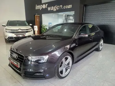 Usado Audi A5 Sportback S-Line 204 CV (150 kW) 2014 Negro Utilitario