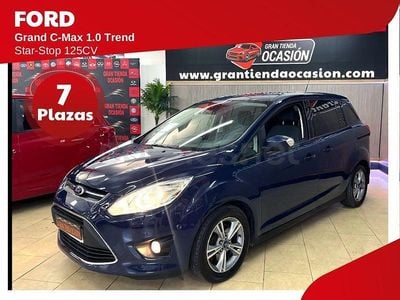 Usado Ford Grand C-Max Trend 125 CV (91 kW) 2014 Azul Monovolumen