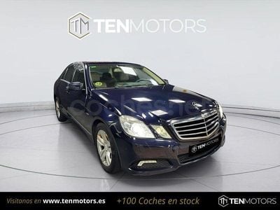 Usado Mercedes E250 Avantgarde 204 CV (150 kW) 2009 Azul Berlina