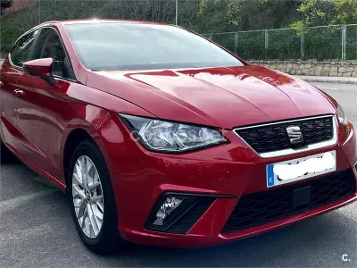 Begagnad Seat Ibiza Style Plus 95 HK (69 kW) 2018 Röd Halvkombi