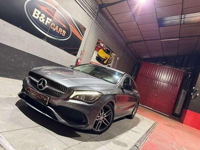 Usado Mercedes CLA200 AMG line 136 CV (100 kW) 2017 Gris Coupe