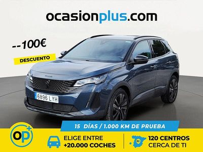 Usado Peugeot 3008 GT 130 CV (95 kW) 2022 Azul SUV