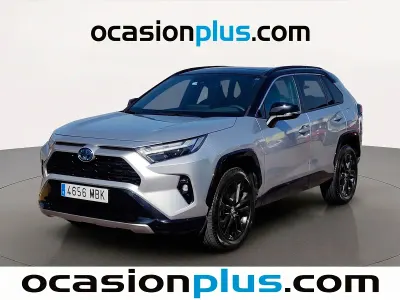 Usado Toyota RAV4 Hybrid Luxury 218 CV (160 kW) 2022 Gris plata SUV
