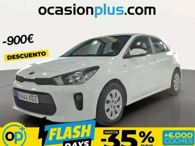 Usado Kia Rio 84 CV (61 kW) 2017 Blanco Utilitario