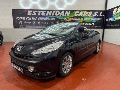 Usado Peugeot 207 CC 120 CV (88 kW) 2009 Negro Descapotable