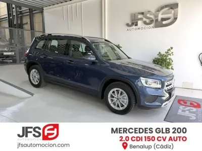 Usado Mercedes GLB200 150 CV (110 kW) 2021 Azul SUV