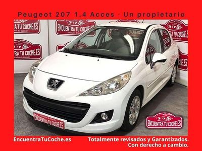 Usado Peugeot 207 Active 75 CV (55 kW) 2011 Blanco Berlina