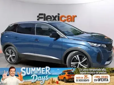 Usado Peugeot 3008 GT 130 CV (95 kW) 2022 Azul SUV
