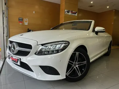 Käytetty Mercedes C200 184 HP (135 kW) 2020 Valkoinen Avoauto