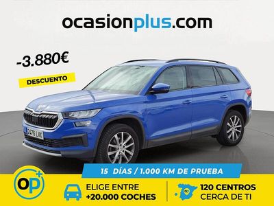 Usado Skoda Kodiaq Ambition 150 CV (110 kW) 2022 Azul SUV