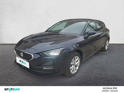 Usado Seat Leon Style 130 CV (95 kW) 2022 Azul Berlina