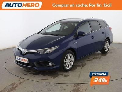 Usado Toyota Auris Hybrid Active 136 CV (100 kW) 2018 Azul Familiar