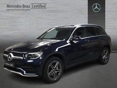 Azul cavansita Usado 2022 Mercedes GLC300e AMG line | 47.900 € (Precio justo)