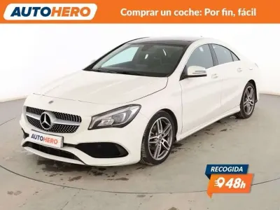 Usado Mercedes CLA200 AMG line 136 CV (100 kW) 2017 Blanco Berlina