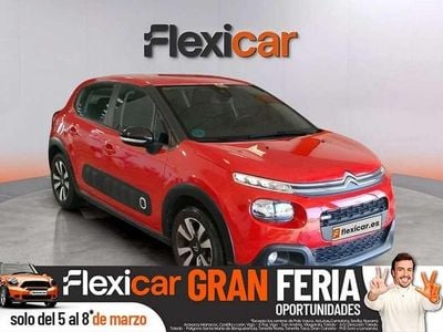 Usado Citroën C3 Feel 68 CV (50 kW) 2017 Rojo Utilitario