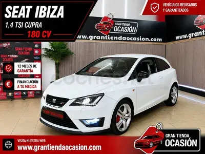 Usado Seat Ibiza SC CUPRA 180 CV (132 kW) 2012 Blanco Utilitario