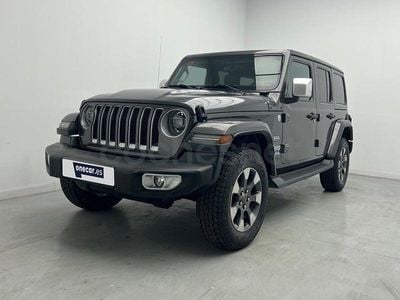 Usado Jeep Wrangler Unlimited Sahara 200 CV (147 kW) 2018 Gris / plata SUV