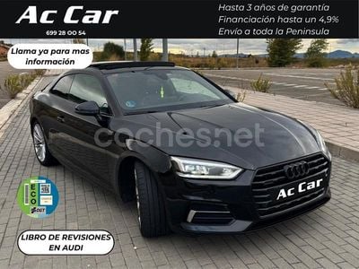 Usado Audi A5 S-Line 252 CV (185 kW) 2018 Negro Coupe