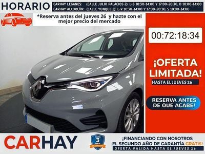 Usado Renault Zoe Intens 80 kW (109 CV) 2021 Gris Utilitario