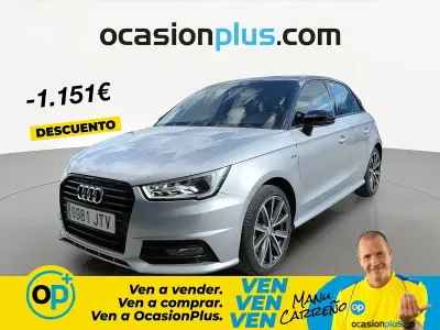 Usado Audi A1 S-Line 116 CV (85 kW) 2016 Gris Utilitario