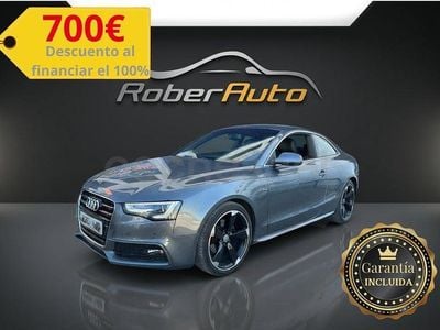 Usado Audi A5 S-Line 190 CV (139 kW) 2015 Gris / plata Coupe