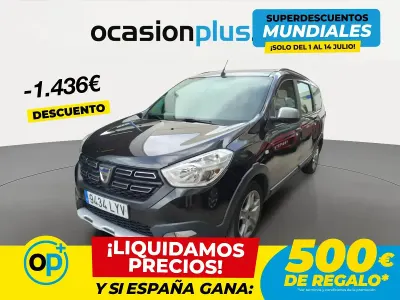 Usado Dacia Lodgy Comfort 115 CV (84 kW) 2022 Negro Monovolumen