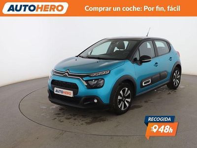 Usado Citroën C3 Feel 102 CV (75 kW) 2021 Azul Utilitario