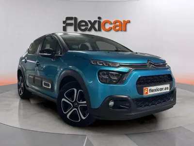 Usado Citroën C3 Feel 83 CV (61 kW) 2022 Azul Utilitario