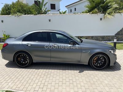 Usado Mercedes C63S AMG 510 CV (375 kW) 2020 Gris / plata Berlina