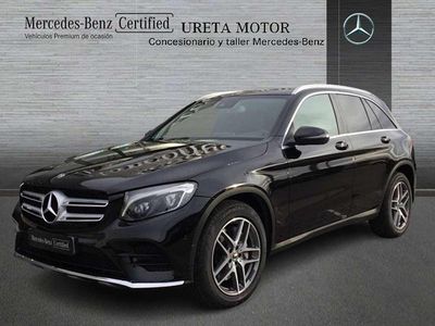 Usado Mercedes GLC220 170 CV (125 kW) 2019 Negro SUV