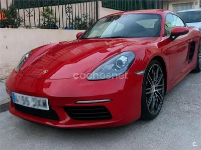 Usado Porsche 718 Cayman S 350 CV (257 kW) 2017 Rojo Coupe