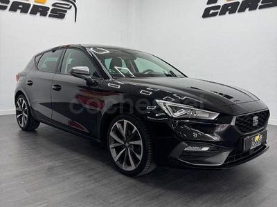 Usado Seat Leon FR 150 CV (110 kW) 2023 Negro Berlina