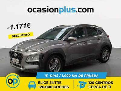 Usado Hyundai Kona 120 CV (88 kW) 2018 Gris SUV