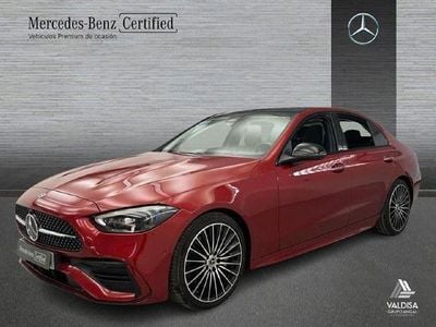 Usado Mercedes C200 204 CV (150 kW) 2022 Rojo jacinto