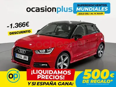 Usado Audi A1 Sportback S-Line 95 CV (69 kW) 2017 Rojo Utilitario