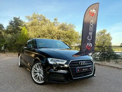 Usado Audi A3 S-Line 150 CV (110 kW) 2020 Negro Berlina