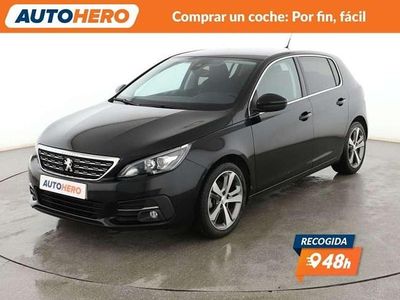 Usado Peugeot 308 Allure 131 CV (96 kW) 2019 Negro Utilitario