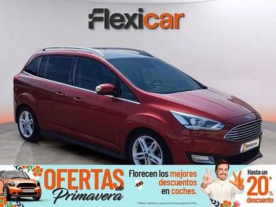 Usado Ford C-MAX Titanium 125 CV (91 kW) 2017 Rojo Monovolumen